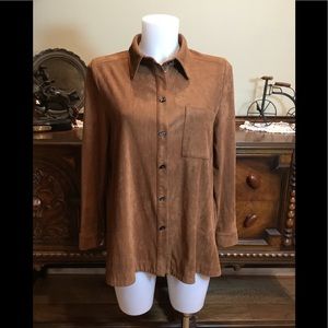 Faux suede Tunic or jacket.